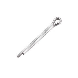 uxcell Split Cotter Pin - 4mm x 35mm 304 Stainless Steel 2-Prongs Silver Tone Fastener Clip Key 15Pcs