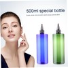 LALAFINA 4pcs Refillable Hair Dye Applicator Bottles Pointed Mouth Containers