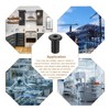 sourcing map M8 T-nuts, 20pcs Carbon Steel Hex Socket Head