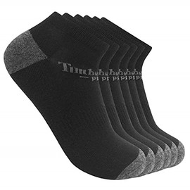 Timberland PRO Men's 6-Pack Performance Low Cut Socks, Black, Large