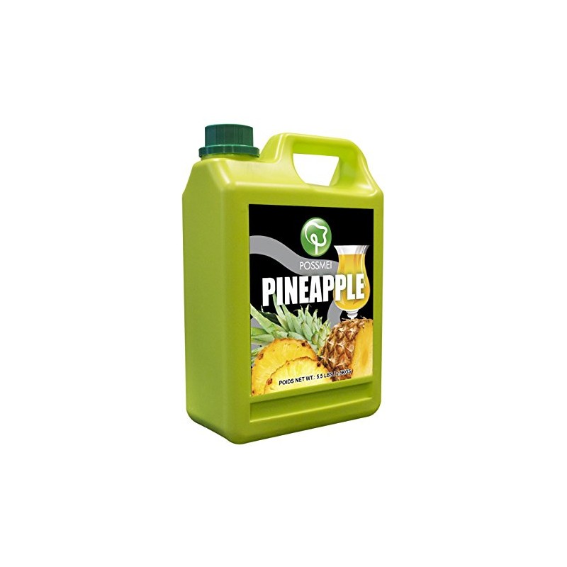 Possmei Flavored Syrup, Pineapple, 5.5 Pound