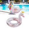 Inflatable Swimming Ring with Sequins Thickened PVC Kids Pool Float