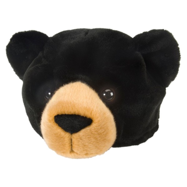 Wild Republic Black Bear Plush Hat, Kids Gifts, Dress Up,