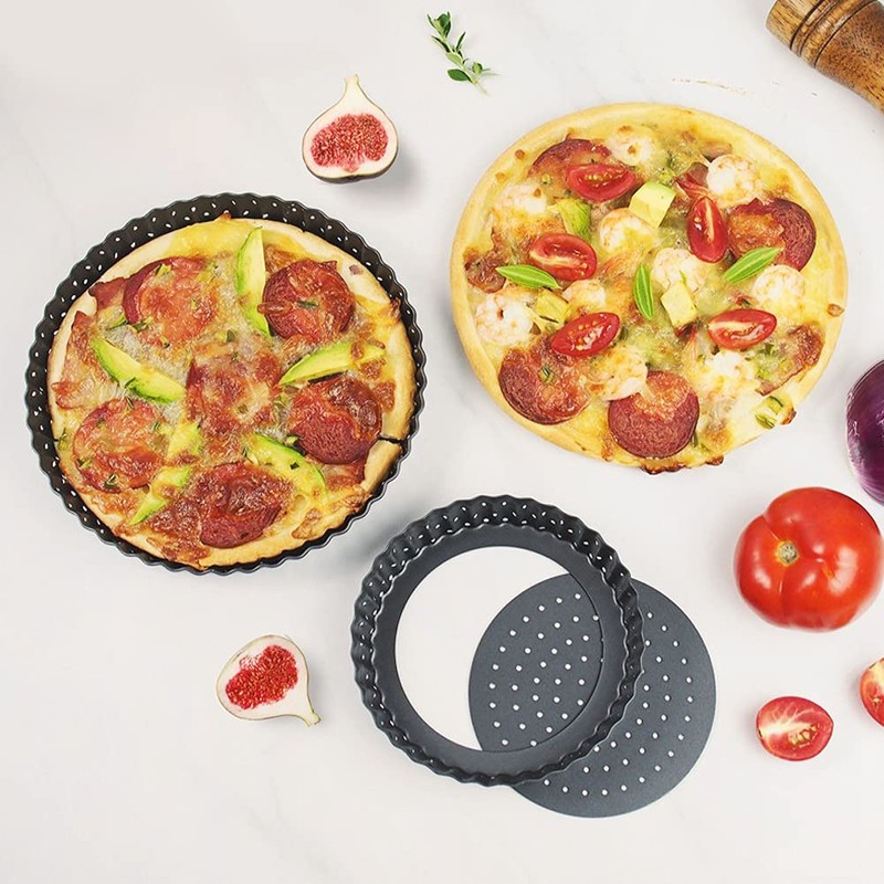 WOOXGEHM Pizza Pan, Good Thermal Conductivity, High Strength, High Temperature