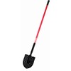 Bully Tools 14-Gauge Round Point Mud Shovel – Fiberglass Handle,