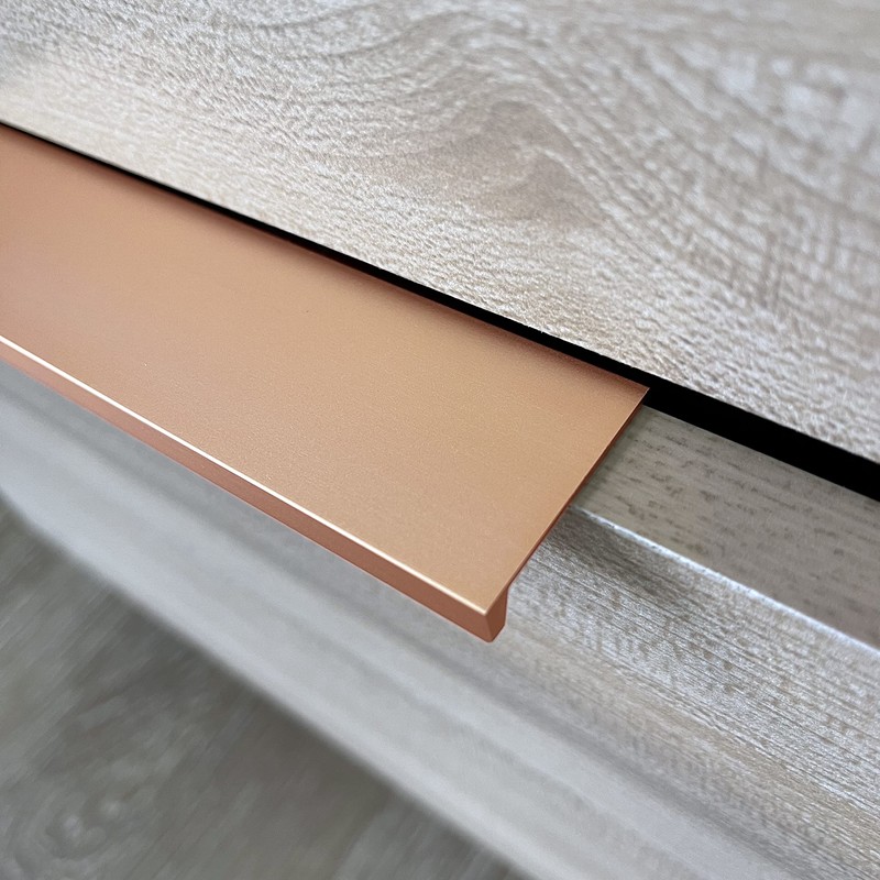 Jetland Cabinets Drawers Edge Pulls - 10-Pack, 5" Overall Length,