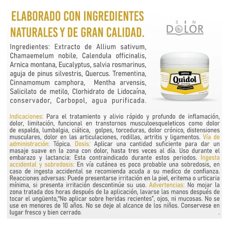Ungüento Dolor Crónico Intenso De Rodillas Espalda Y Hombros