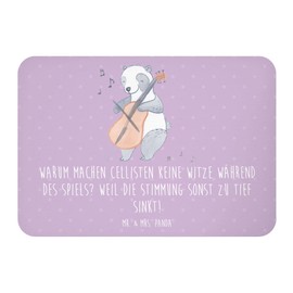 Mr. & Mrs. Panda Magnet Cello Witz Verdorben - Geschenk, Cellisten, Streichinstrument, Kühlschrankmagnet, Musik, Notiz Magnet, Kühlschrank