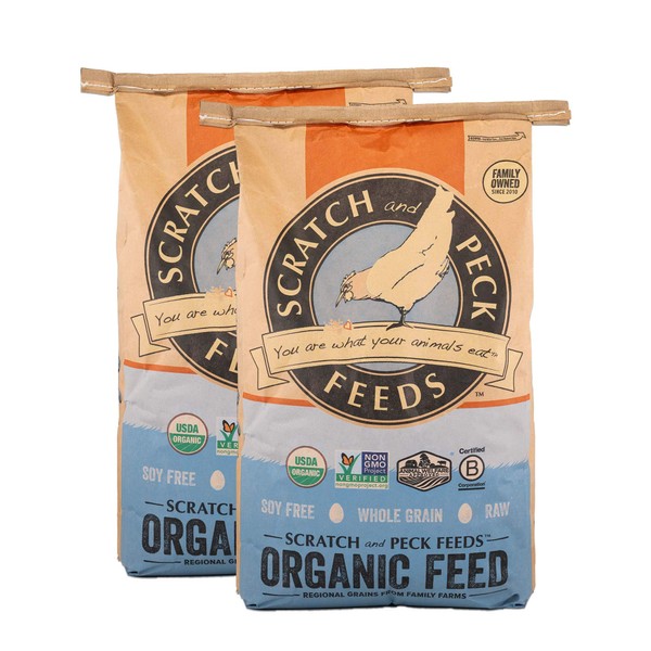 Scratch and Peck Feeds Organic Layer Mash Chicken Feed -