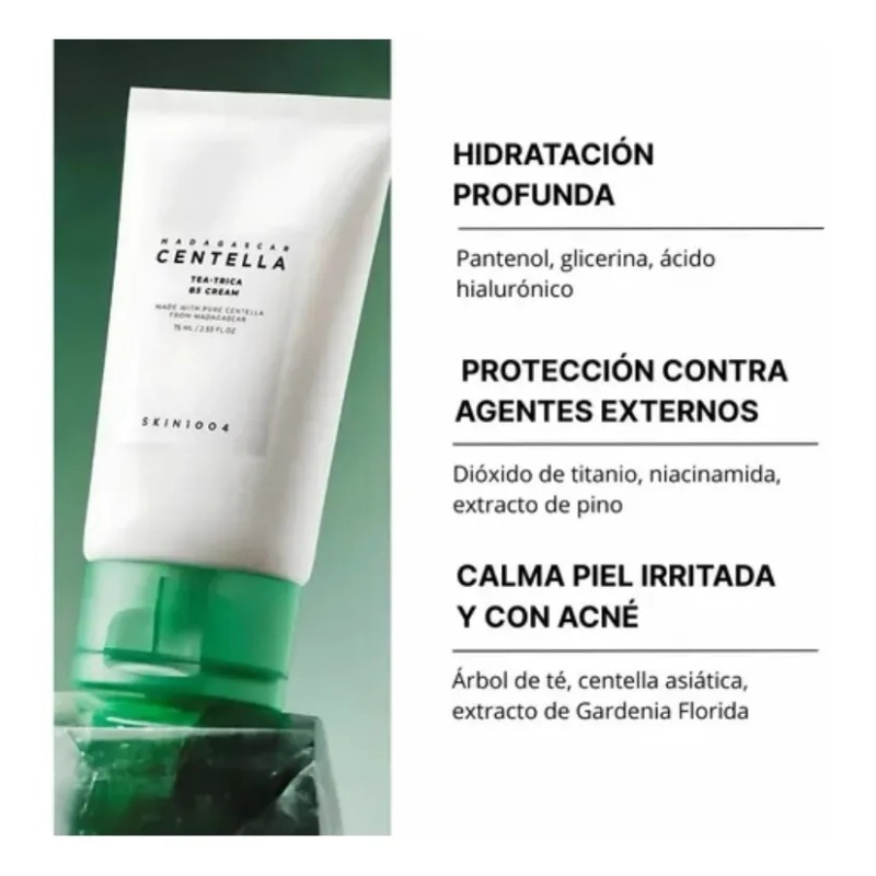 Skin1004 Crema Centella Tea-trica B5 De Madagascar, 75 Ml