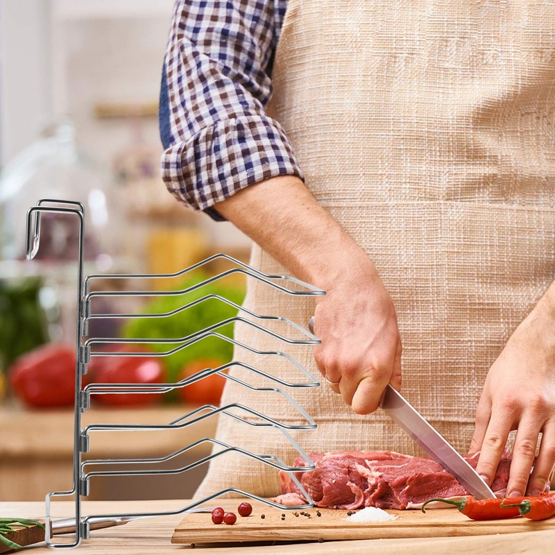 CLISPEED Sous Vide Trennwand aus Edelstahl für Steak, Gemüse, Fleisch,