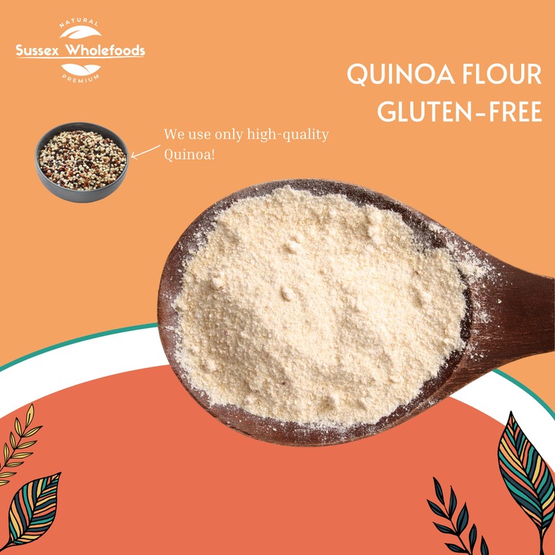 Organic Quinoa Flour, Gluten-Free 500g - High Protein, Nutrient-Dense, Versatile