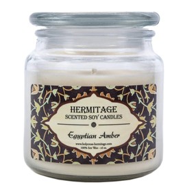 Egyptian Amber Soy Wax Candle 16 oz Glass jar Natural