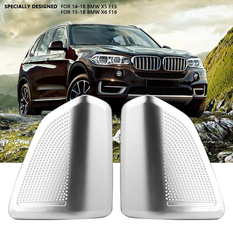 1 Pair of Car Door Stereo Audio Speaker Decoration Cover