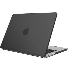 Fintie Case for MacBook Pro 14 Inch A3112 A3185 A3401 A2992 A2918 A2779 A2442 (2024 2023 2022 2021 Release) - Snap On Hard Shell Cover for MacBook Pro 14" M4/M3/M2/M1 Pro/Max Chip, Frost Black