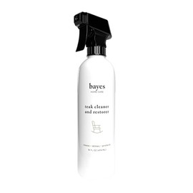 Bayes Limpiador y restaurador de teca de alto rendimiento – Limpia, brilla y protege – Mantiene la teca fina y restaura la teca descuidada – 16 onzas