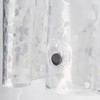 Clear Heavyweight PEVA Shower Curtain Liner, Waterproof with Rustproof Metal