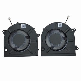 LANDALANYA Replacement New Laptop CPU and GPU Independent Graphics Card Cooling Fan for HP BookPro 16-AB 16T-AB TPN-W161 Series N63220-001 DFSCK22105182B FQWN DFSCK22105182B FQWM DC12V 1.0A