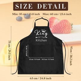 QONCV Father’s Day Gifts, Gifts for Dad Daddy Papa Father Bbq Cooking Kitchen Apron fathers Day Birthday Christmas Presents Ideas from Son Daughter