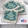Thirstystone Northpoint Crab 4-Pack Tumbled Tile Stone Coasters with Protective