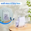 Juexica 2 Pcs Acrylic Donation Box 10.2" x 5.6" x