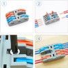CTRICALVER Lever Connectors, Screw Terminal Block Set, Quick Wiring for