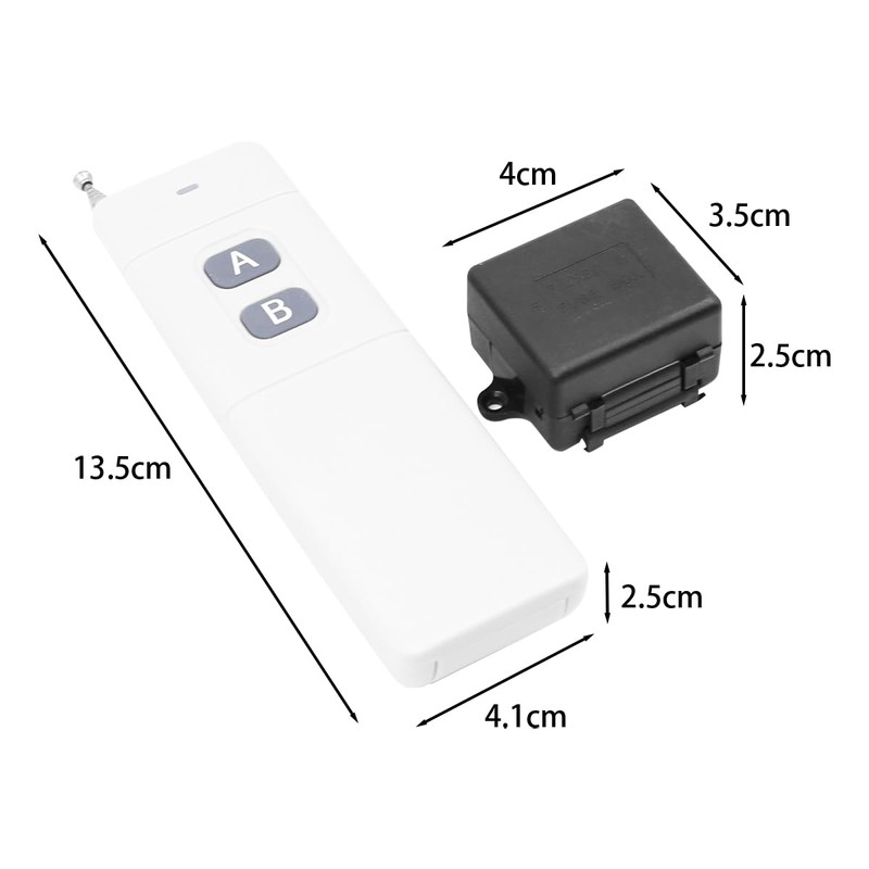 ZONADAH DC8V Wireless Remote Switch 3280ft Long Range 433Mhz 1