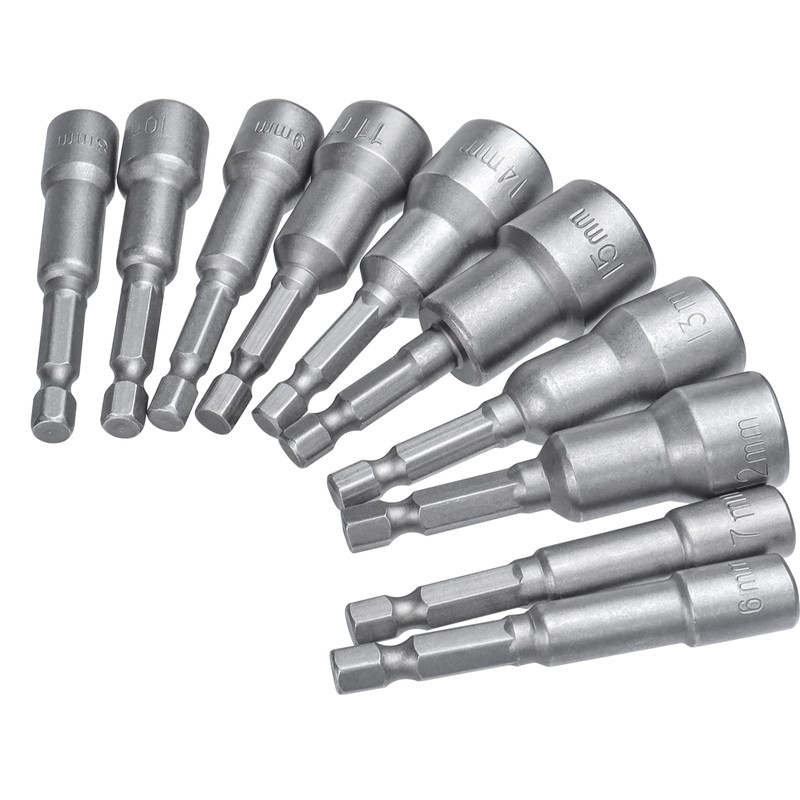 Bestgle Hex Shaft Socket Bits 2.6 inches (65 mm) Socket