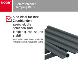 Noor Premium Slide/Stripes, charcoal