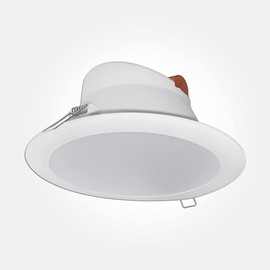 Dimmable LED Downlight White Recessed Ceiling Light CCT Colour Temperature Adjustable 3000K (Warm White) 4000K (Natural Light) 6000K (Cool White) Eco IP44 (13, watts)