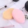 Piriuuo 2 Pcs Oval Makeup Sponges for Foundation, Dry and