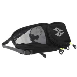 Bolsa de Tanque para Motocicleta, Bolsa de Panel de Tanque de Combustible de Gran Capacidad Resistente Al Desgaste Impermeable Multifuncional para Motocicleta (Gris)