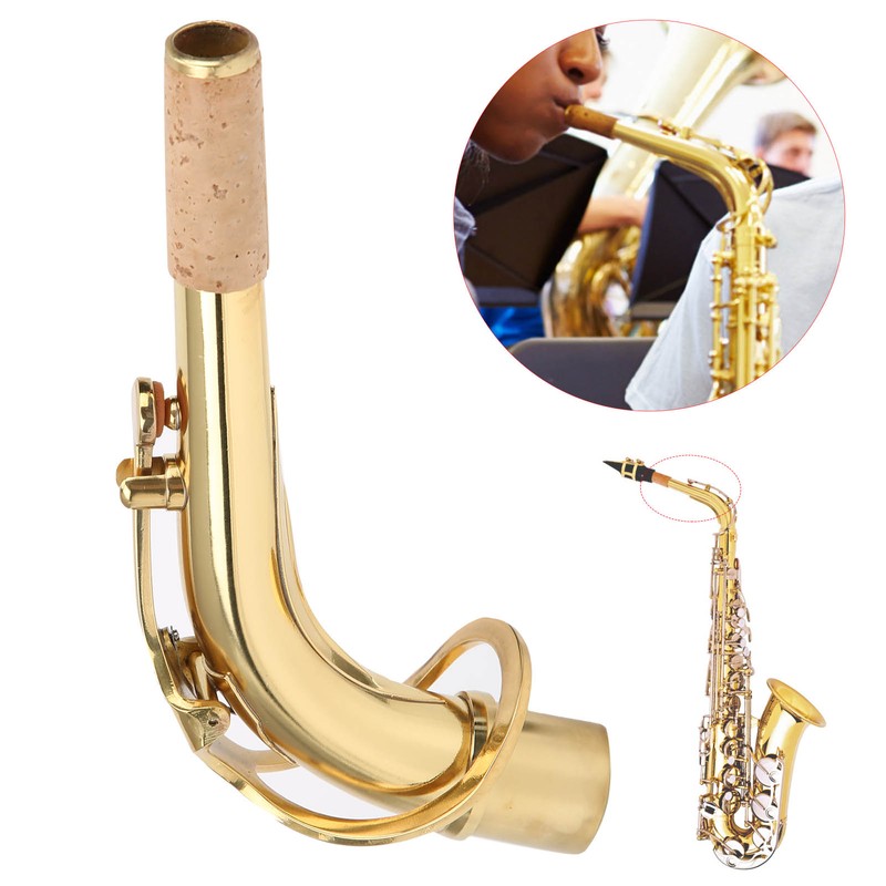 Saxophone Neck Brass for Alto Sax Bend Tube Musical Instrument