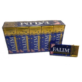 Falim Sugarless Plain Gum, Mastic (20 Pack (100 Pieces))