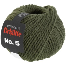 LANA GROSSA Brigitte No. 5 | Double Twisted Merino Wick Yarn | Hand Knitting Yarn Made of 100% Virgin Wool (Extra Fine Merino) | 50 g Wool for Knitting and Crocheting | 75 m Yarn