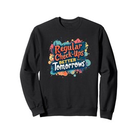 Regular Check-ups Better Tomorrows Medical Health Checkup Sweatshirt