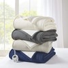 Serta Heated Blanket - Reversible Fleece to Sherpa Electric Blanket,