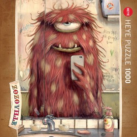 1000 Piece Jigsaw Puzzles for Adults and Kids - Selfie Zozoville - Heye Square Puzzle