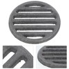 iplusmile Round Fire Grate for Stove Fireproof Grate Insert for
