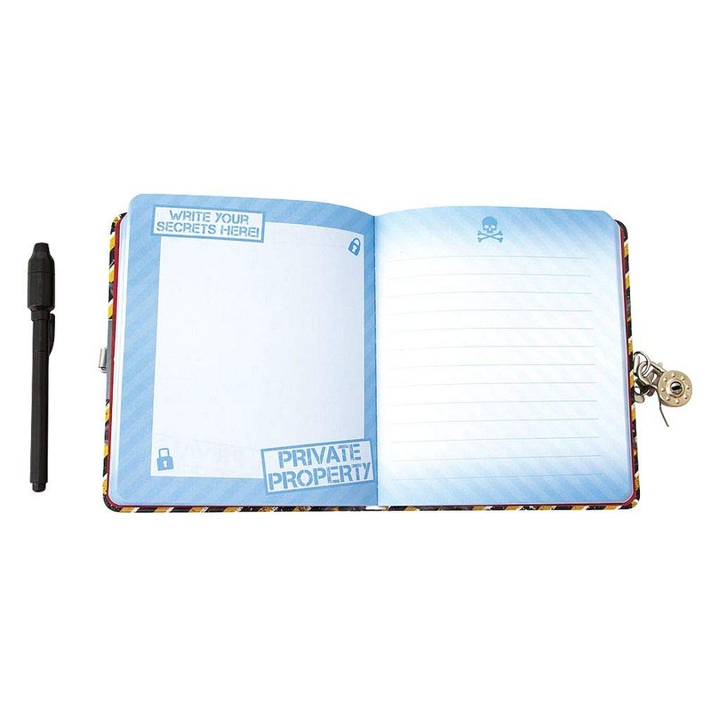Playhouse Keep Out Lock & Key Lined Page Diary with