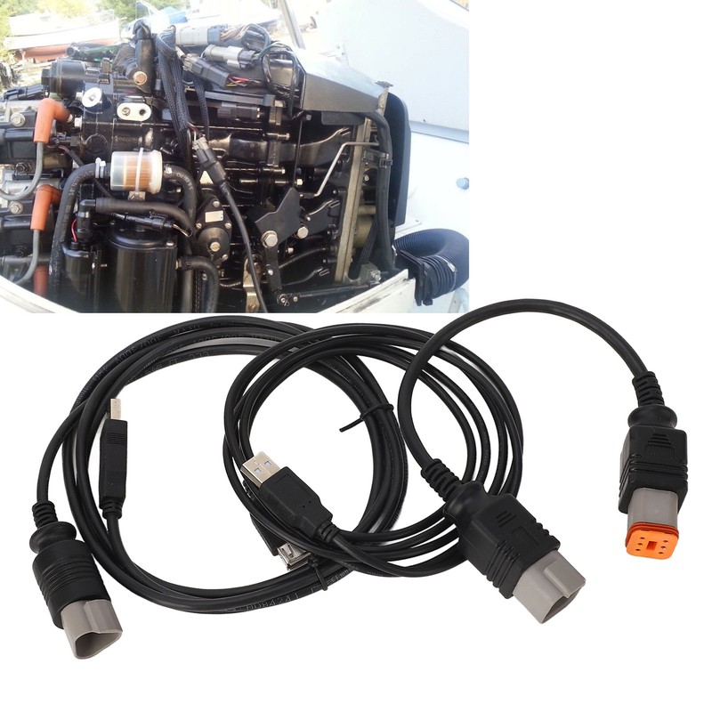 Outboard Engines Diagnostic USB Cable Tool Kit Replacement for Evinrude