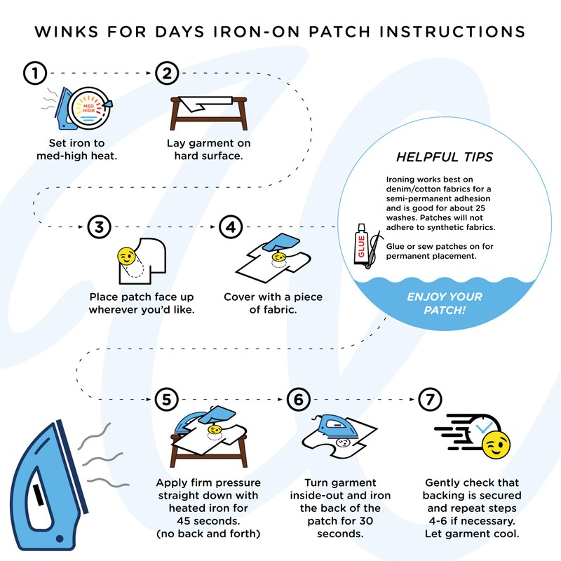 Winks For Days Yeti Abominable Snowman Embroidered Iron-On Patch