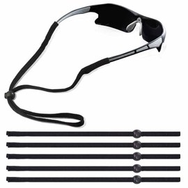 TRHDFW 5PCS Sports Eyeglass Strap Sunglasses Lanyard Adjustable Non-Slip Eyewear Retainer Cord for Running Camping Reading Outdoor