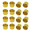 UUYYEO 20 Pcs Golden Metal Candle Cups Holders Candlestick Liners