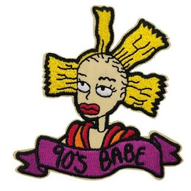 Rugrats Cartoon Cynthia Doll 90's Babe Embroidered 3" Tall Iron on Patch