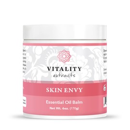 Vitality Extracts Skin Envy Essential Oil Balm - 6oz, Moisturizer, Beeswax, Vitamin A, Skin Care, All Natural, Coconut Oil