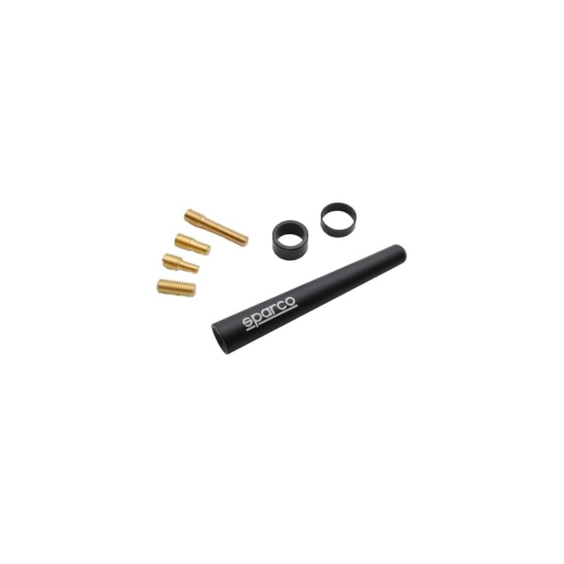 SPARCO CORSA SPA438 Sparco Corsa Antenna 90mm Black (Matted)