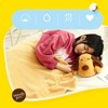 QUINTRA Two-in-one Cartoon Animal Pillow with Built-in Blanket, Dual Use