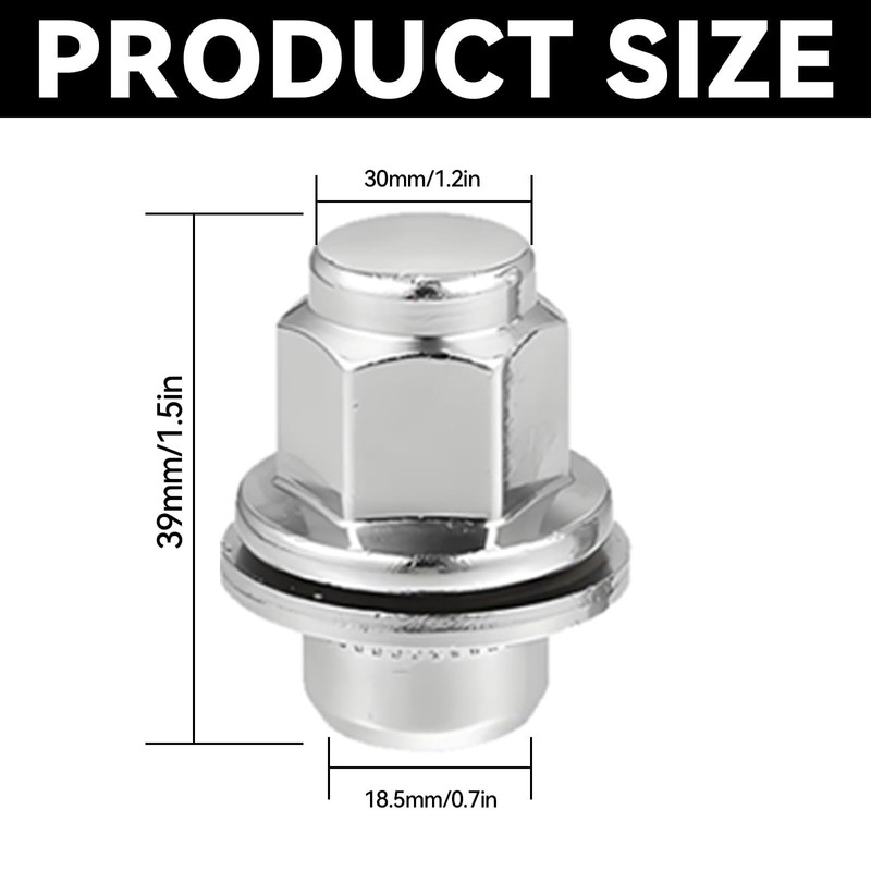 ANBOO 5Pcs Wheel Nuts Set for Jaguar XF XE X-Type