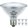 H&Z Par30 Short Neck, 6 Pack High Output Par30s Halogen